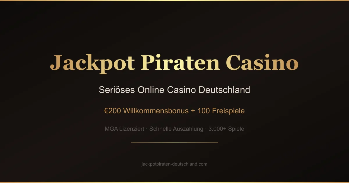JackpotPiraten German main page with pros and cons summary